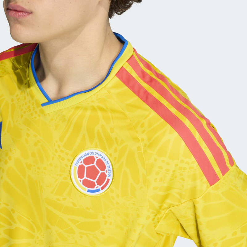 Camiseta Adidas Primera Equipación Colombia 26 Amarillo