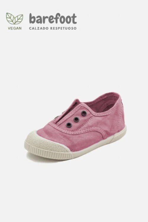 Zapatilla inglesa barefoot rosa antiq Rosa