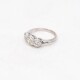 Anillo Platino Con 3 Brillantes, Nuevo, Estilo Antiguo Anillo Platino Con 3 Brillantes, Nuevo, Estilo Antiguo