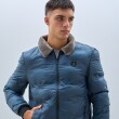 CAMPERA OXX 82261 CUELLO PIEL GRIS