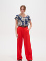 Pantalon Komae Rojo Anaranjado