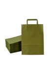 Pack x 50 - bolsa lisa 22x10x30 cm. VERDE CARDAMOMO