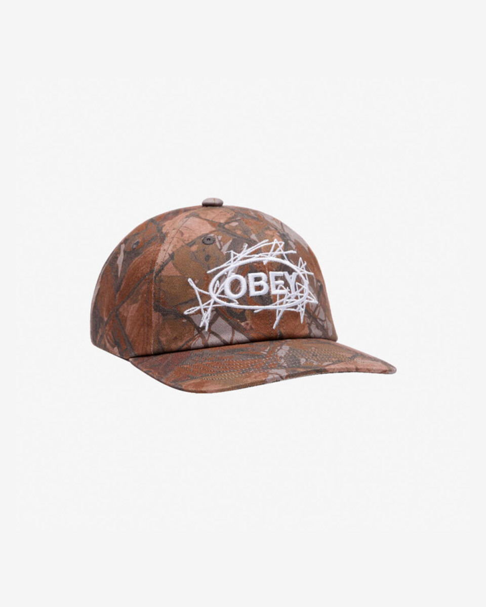 OBEY DUSTER 6 PANEL VELCRO BK 