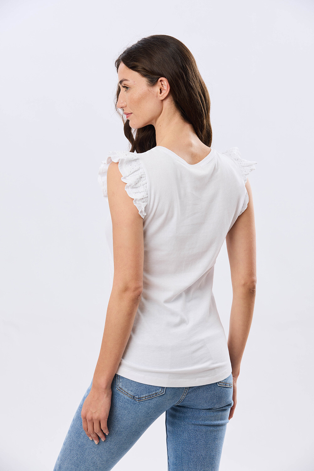 REMERA LISA DE ALGODÓN Blanco