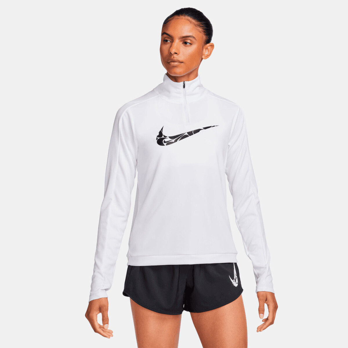 Jacket Nike Swoosh de Mujer - Blanco 