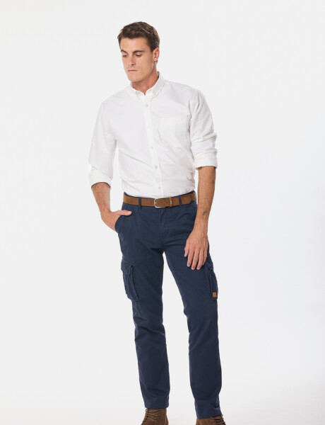 PANTALON CARGO Azul