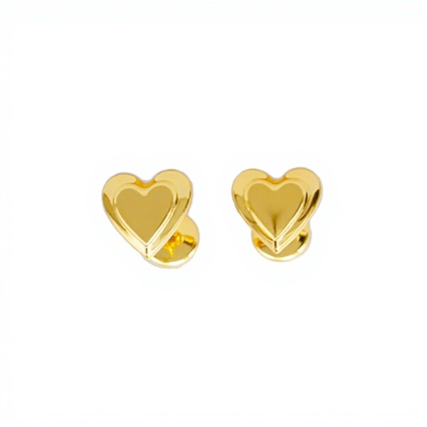 Abridores Corazón-Oro 18k-Sin piedra-AB9521 sinpiedra