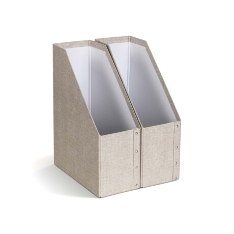 SET 2 ORG PAPELES PAPEL NATURAL-BEIGE WILLIAM