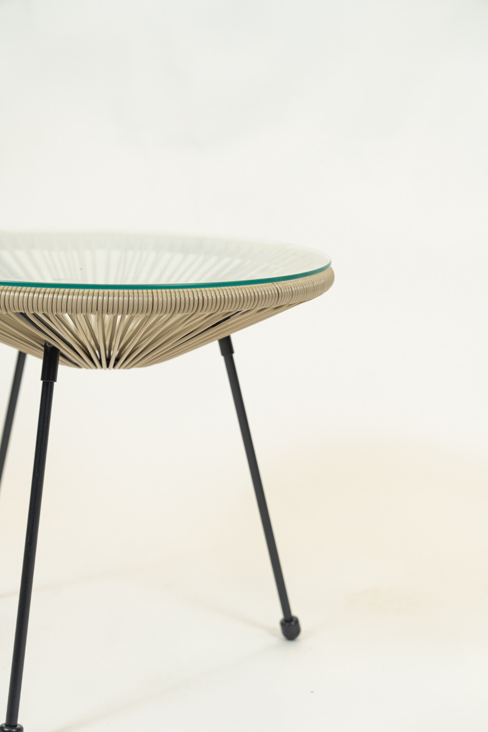 Mesa Living Acapulco Gris