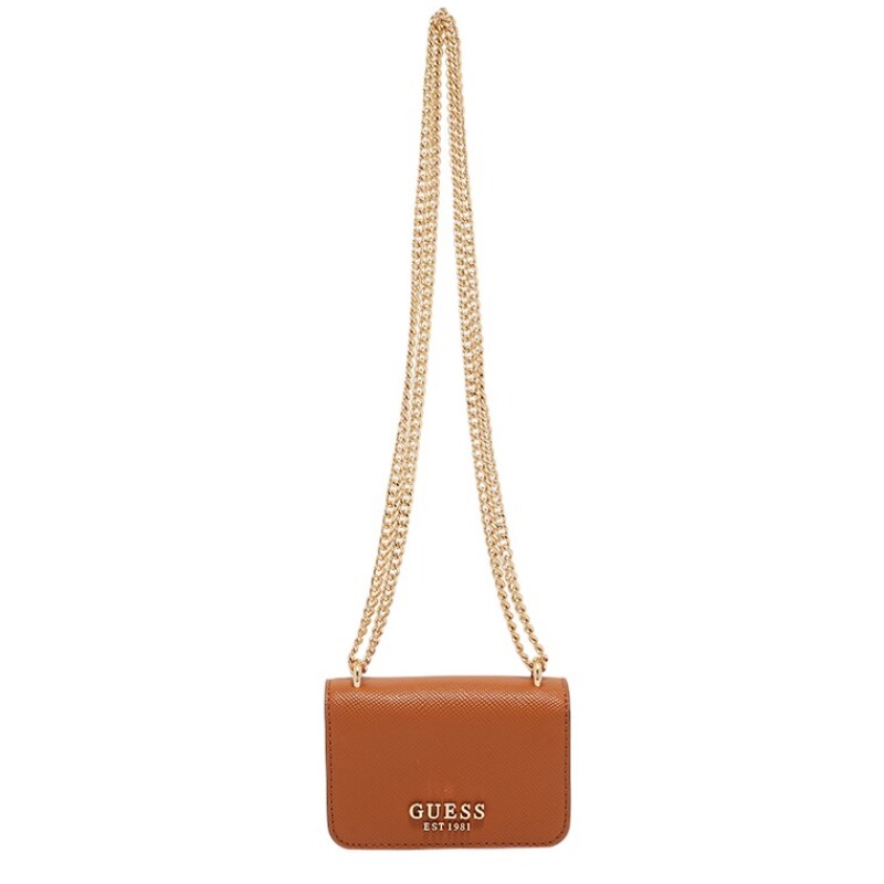 MINI CARTERA GUESS ALEXIE MINI VG841677 Marrónuniforme