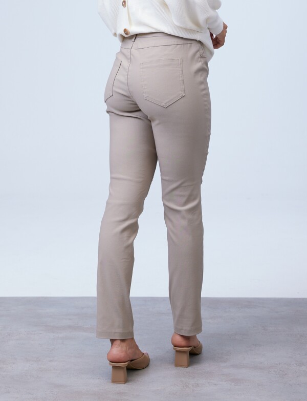 Pantalon Corte Jean TOSTADO