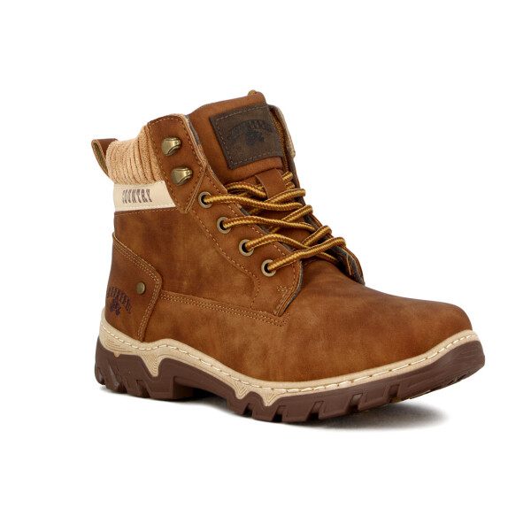 Country Bota Salt Lake De Dama Acordonada - Marron Claro Marron Claro