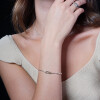 PULSERA Ovo de Moon en plata 925 con detalles de oro 18k PULSERA Ovo de Moon en plata 925 con detalles de oro 18k