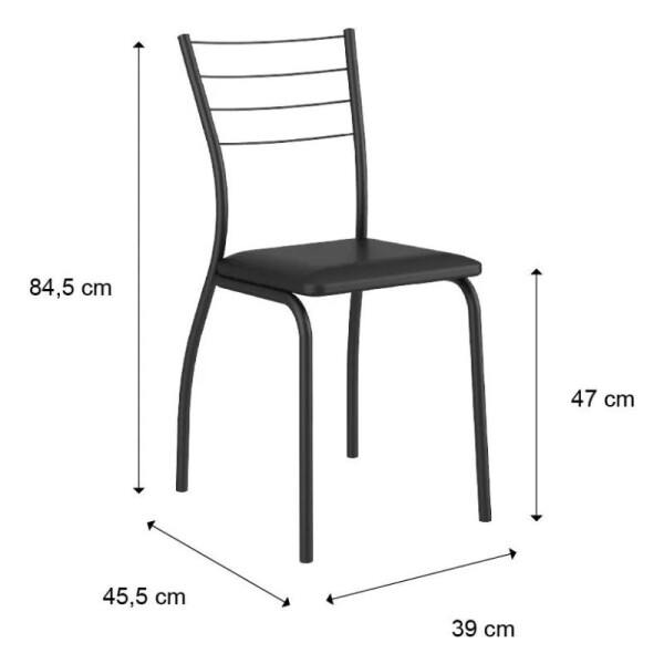 JUEGO DE COMEDOR MESA + 4 SILLAS - FREIJO/NEGRO JUEGO DE COMEDOR MESA + 4 SILLAS - FREIJO/NEGRO