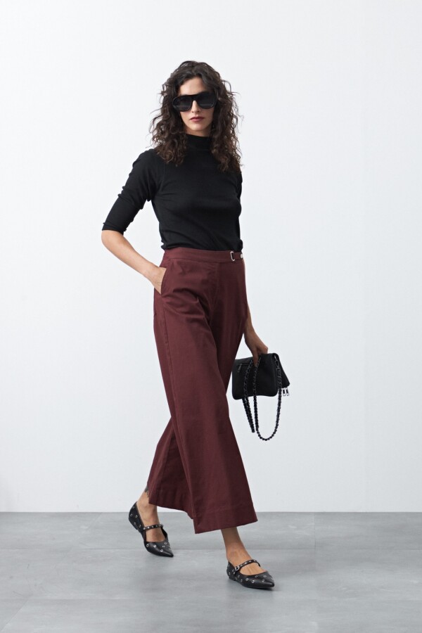 PANTALÓN LOUIZI Bordó