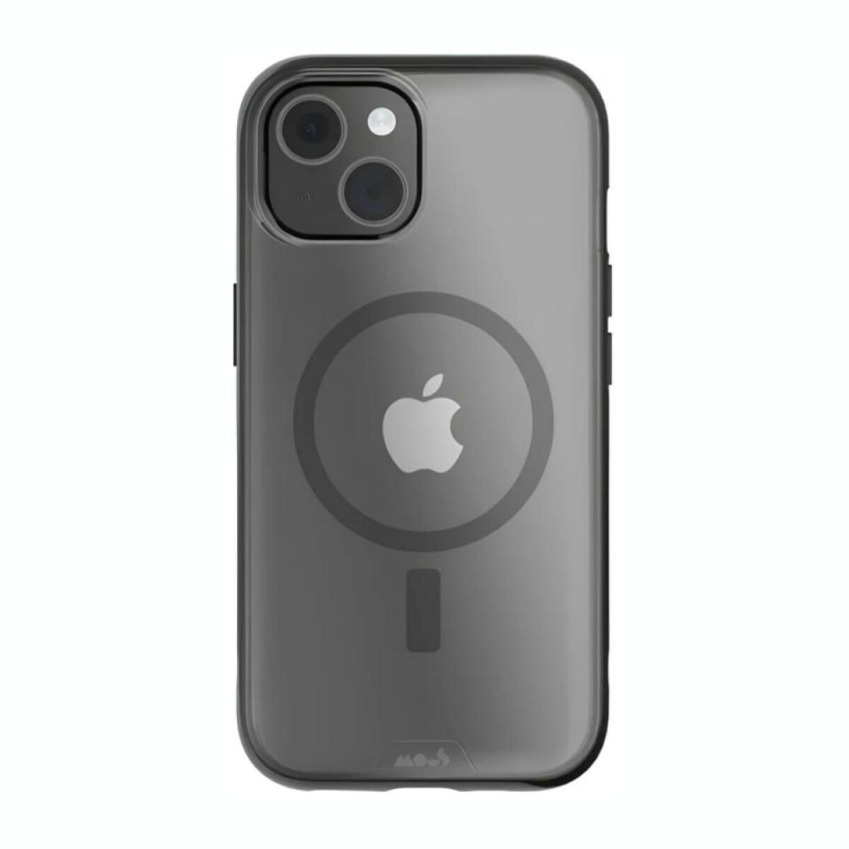 Case MOUS Clarity Para IPHONE 15 Plus Con MagSafe - Negro 