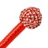 Juguete Perro Masticable Cuerda Soga Nudos Dental 22Cm Variante Color Rojo