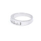 Anillo Medio Sin Fin En Oro Blanco 18K, Con Brillantes Anillo Medio Sin Fin En Oro Blanco 18K, Con Brillantes