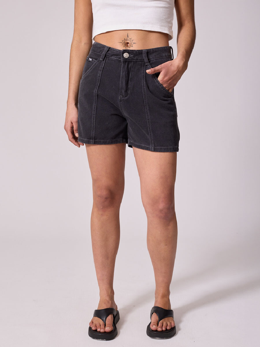 SHORT JEAN AIXA DIXIE Gris Oscuro