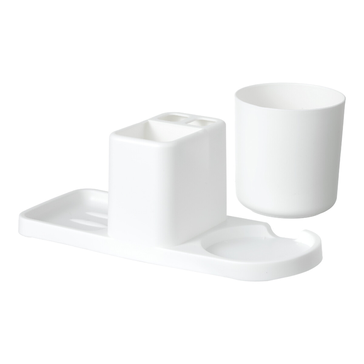 Porta cepillo dental - blanco 