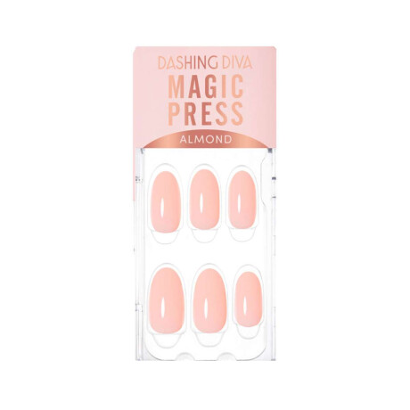 Uñas En Gel Listas (Press On) Light Pink Almond