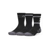 Medias UA Perf Tech Nov 3pk Crw Hombre 6015141-008 Negro
