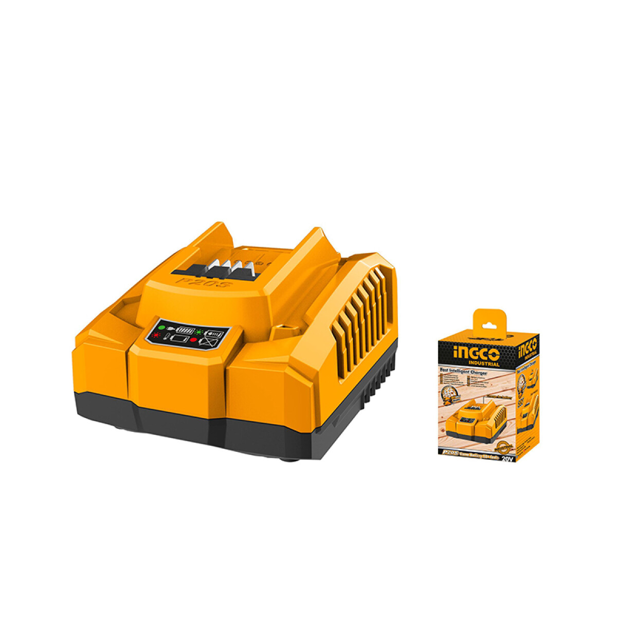 Cargador de batería litio 20V-4.0Ah p/sistema P20S - ING0232 
