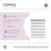 Cortina Roller Zebra Simple Lumax 1.6 X 1.6m Gran Calidad Gris
