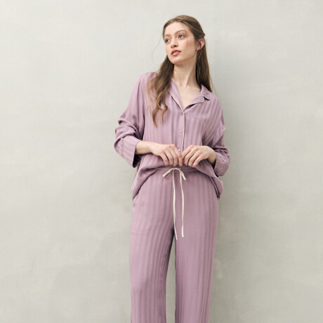 PANTALON GERANIO Lila Grisáceo