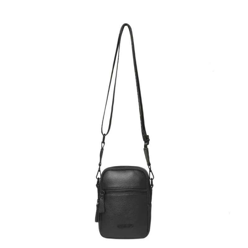 Bandolera Las Oreiro Love Negro