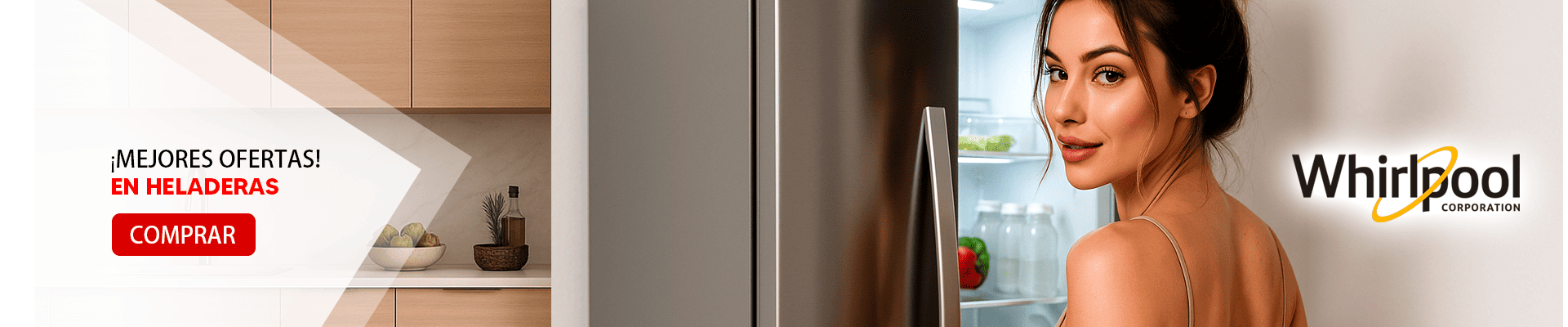 ¡Oferta en Heladeras Whirlpool con 2 AÑOS de Garantía!