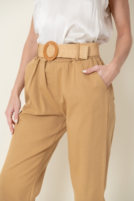 PANTALON FICUS Camel