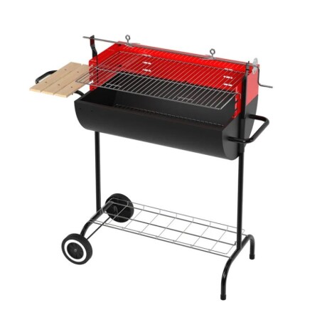 PARRILLA A CARBON CON ROLDANA Y RUEDAS C/CHAPA PARRILLA A CARBON CON ROLDANA Y RUEDAS C/CHAPA