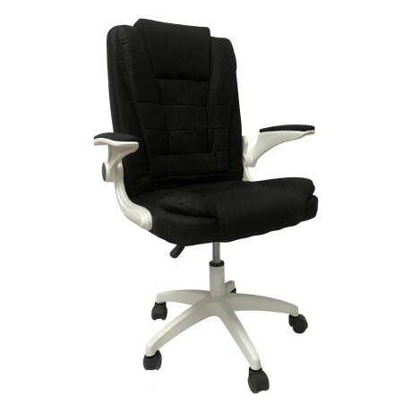 Silla de oficina Giratoria con posabrazos rebatibles Negra Silla de oficina Giratoria con posabrazos rebatibles Negra