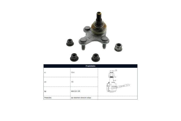 Rotula Del Seat Ibiza V 20-25 Der Rotula Del Seat Ibiza V 20-25 Der