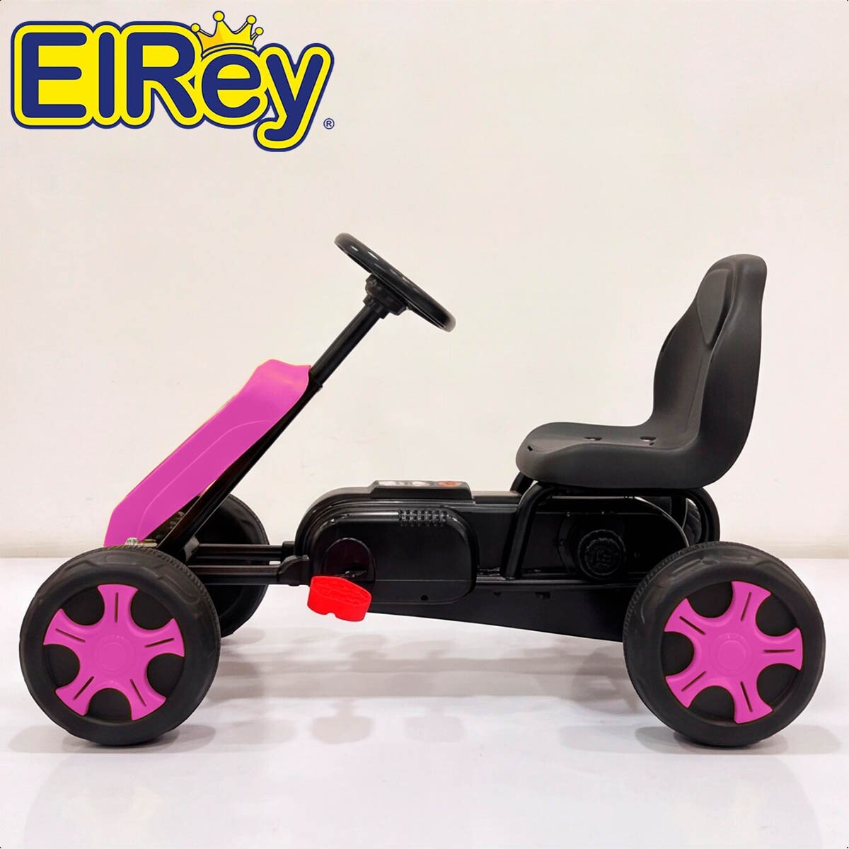 Auto Go Karting Pedal Infantil Cuatriciclo Carrera - Rosa 