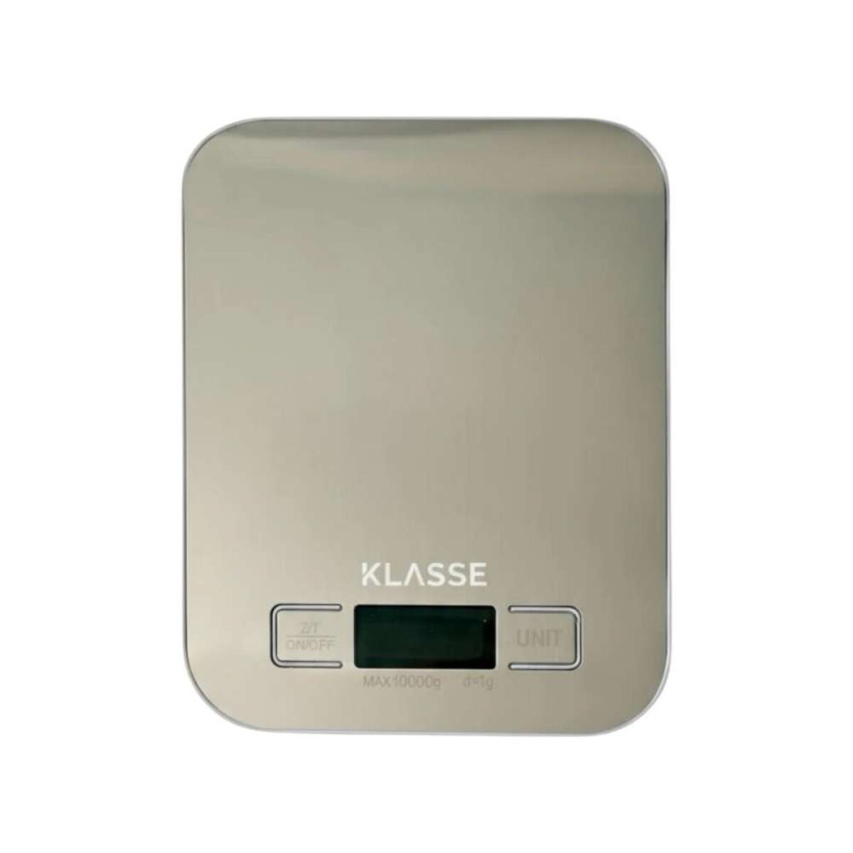Balanza De Cocina Digital Klasse Soporta Hasta 10Kg - Acero Inoxidable 