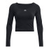 UA Vanish Seamless LS-GRN BLK-001