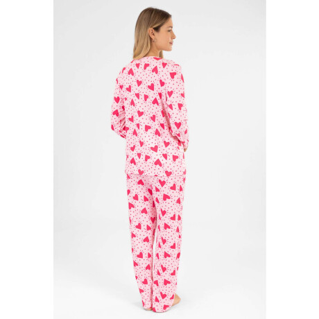 Pijama magic heart Rosado