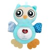 Peluche Búho Para Bebé Con Luz Y Sonido VERDE AGUA