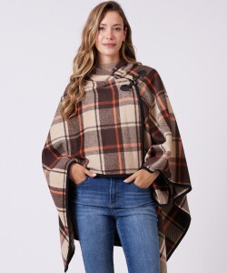 Capa Cuadros MULTI/MARRON