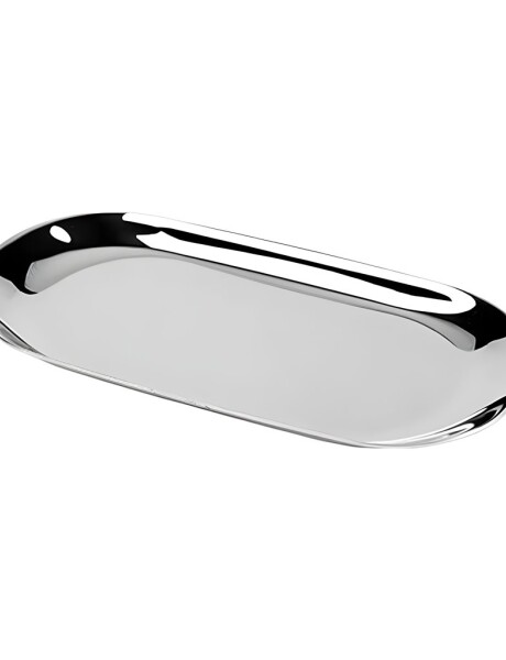 BANDEJA OVAL 30x12CM METAL PLATEADO BANDEJA OVAL 30x12CM METAL PLATEADO