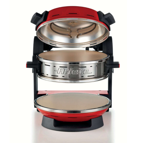 Horno De Pizza Doble Ariete 0927 En 4' Minutos PIZZERIA ARIETE DOBLE ROSSO 1460050