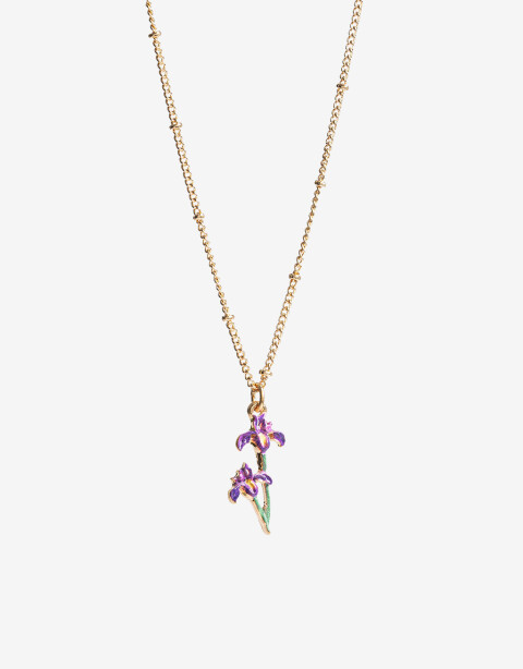 Cadena Corta con Dije Color Cadena Corta Con Dije Flor Cáncer - Dorado