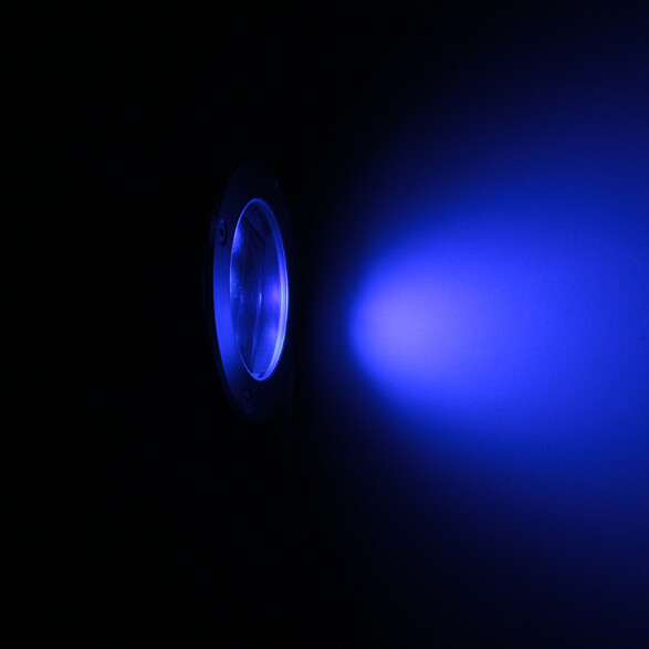 Luminaria de embutir piso solar RGB IP65 Ø120 IX4900Z