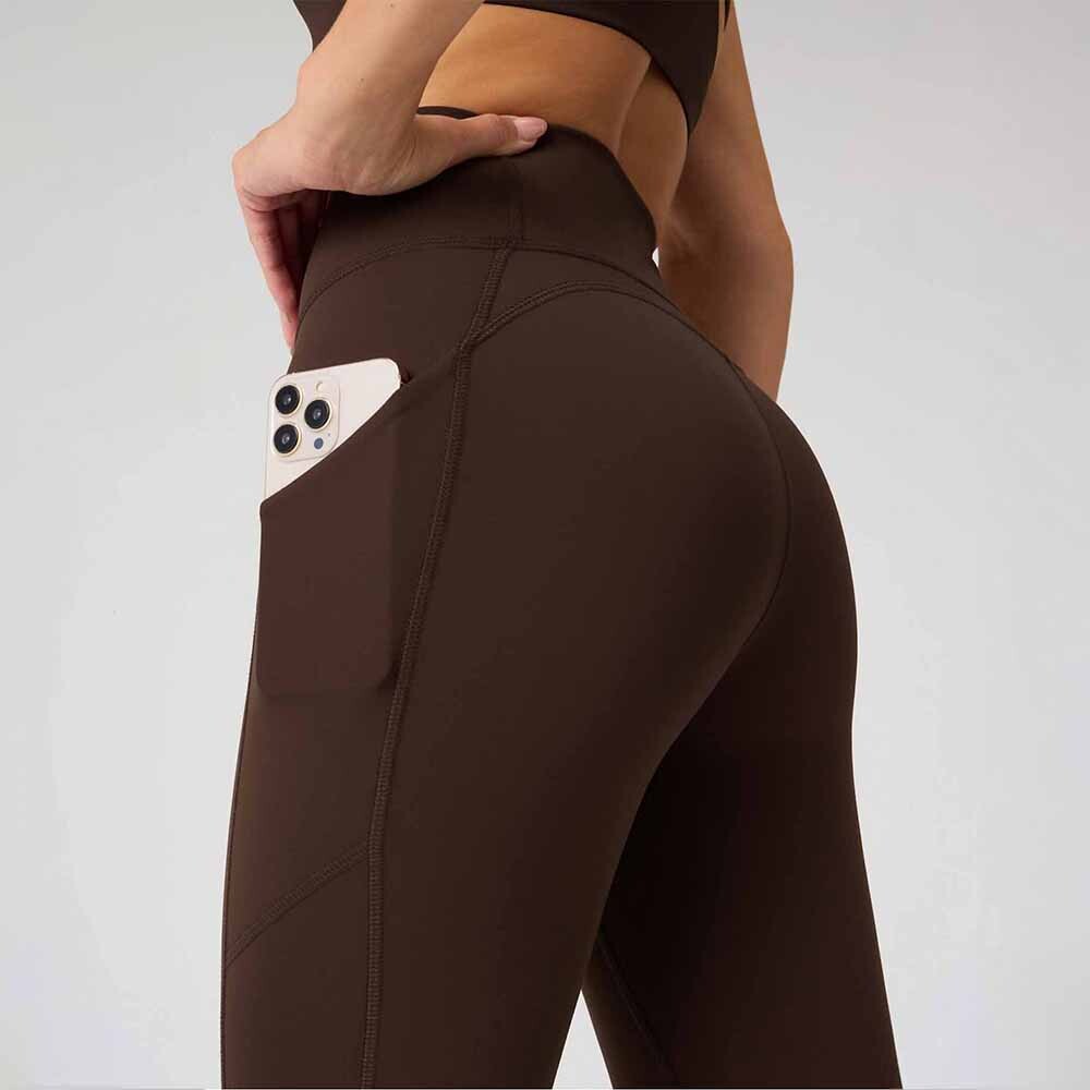 Legging Oasis High-Waisted Mujer Cacao