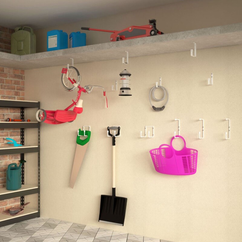 Gancho multiuso para techo o pared Gancho multiuso para techo o pared