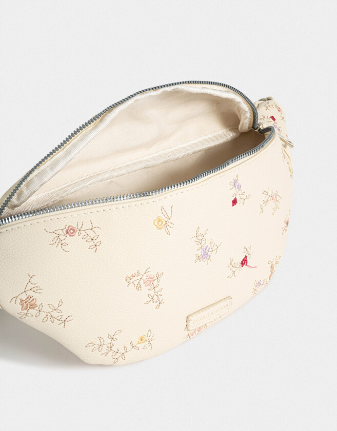 Riñoneras Estampados Riñonera De Cuerina Flores - Estampado Flores