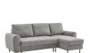 Sillón Esquinero con Baúles amplios - Amo Gris Claro