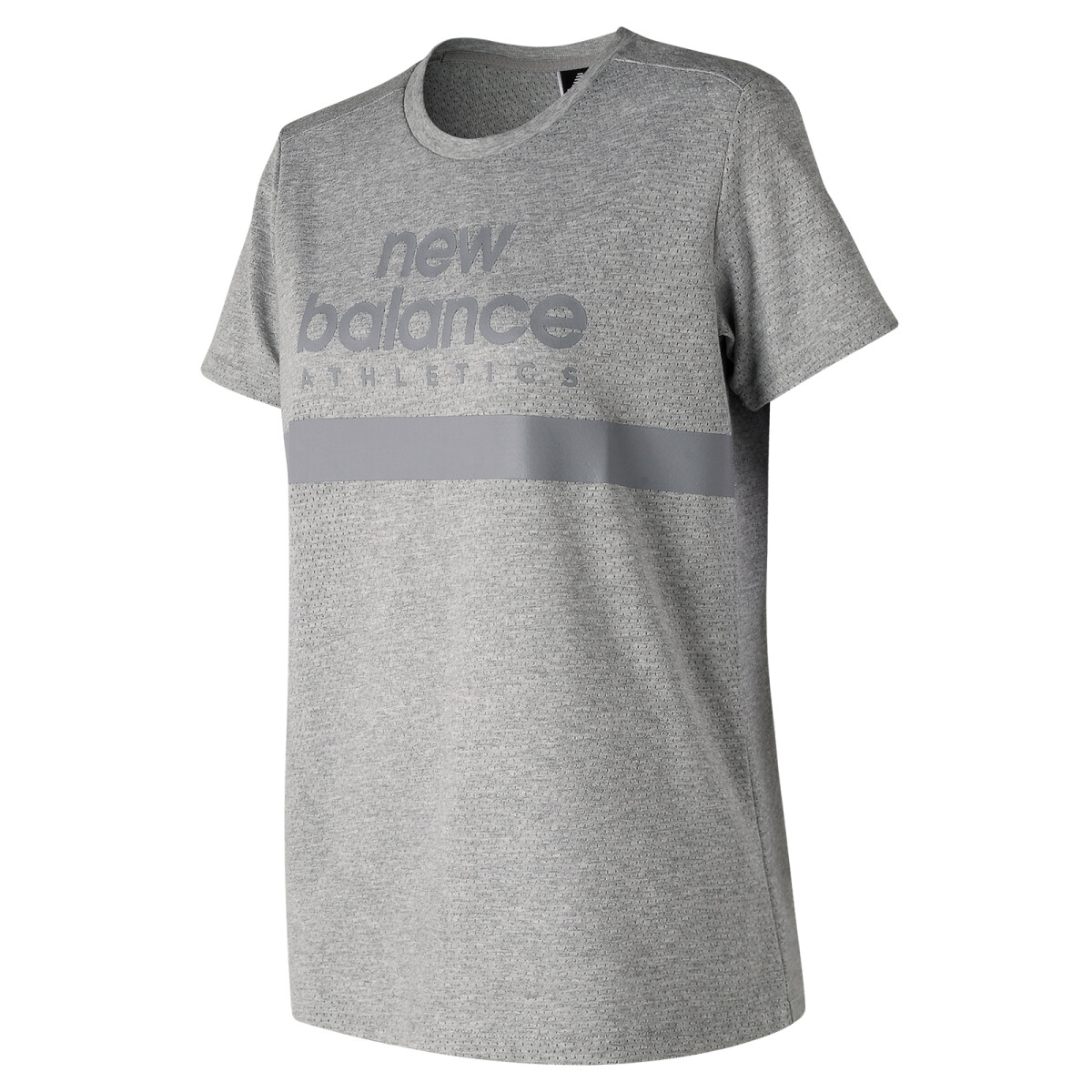 Remera New Balance de Dama - WT81534AG - ATHLETIC GREY 